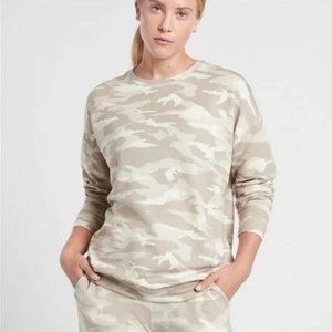 Athleta Studio To Street Camo Sweater - Women's Small